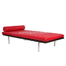 Red Barcelona Leather Daybed Replica